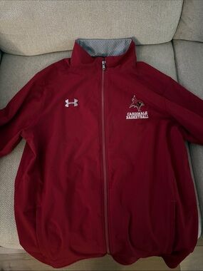 Under Armour Red Cardinals Basketball Lightweight Jacket